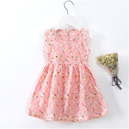 8 Style Baby Girls Dress Summer Cute Cartoon Baby Princess Birthday Party Knitted Dresses Toddler Costume Infant Kids Clothes