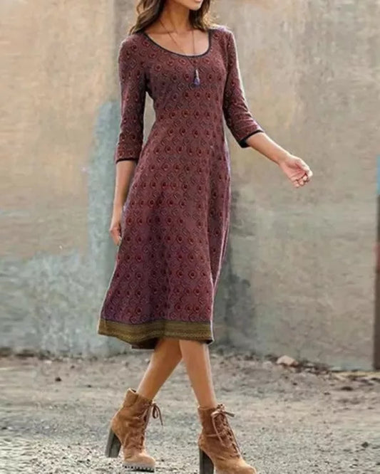 Autumn And Winter Dress New European And American Cross-border Women's Clothing
